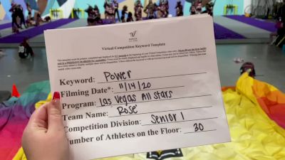 Las Vegas All Stars - Rose [L1 Senior] Varsity All Star Virtual Competition Series: Event V