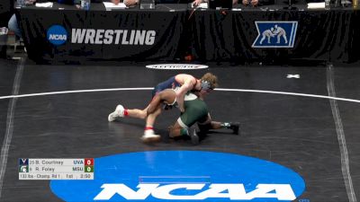 133 R32 RayVon Foley, Michigan State vs Brian Courtney, Virginia