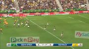 Australia Rugby Star Cory Toole Scores Try vs Springboks