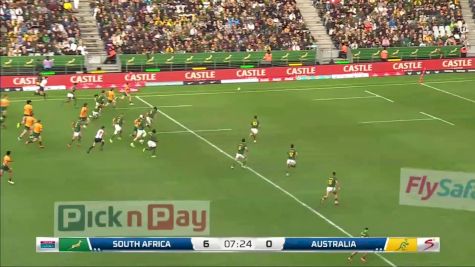 Australia Rugby Star Cory Toole Scores Try vs Springboks