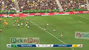 Australia Rugby Star Cory Toole Scores Try vs Springboks