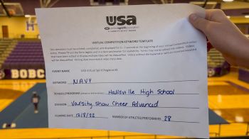 Hallsville High School [Varsity Show Cheer Advanced] 2022 USA Virtual Spirit Regional I