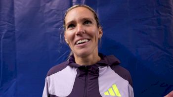 Katie Izzo After Third Place Overall Finish in BAA 5k | Boston Marathon 2026