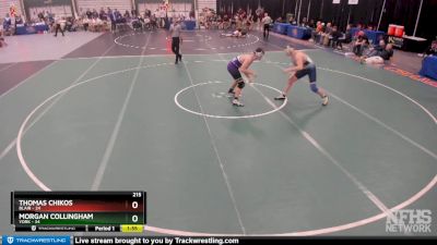 Morgan Collingham &nbsp;over&nbsp;Thomas Chikos