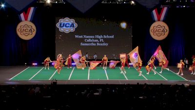 West Nassau High School [2022 Small Varsity Coed Game Day Finals] 2022 UCA National High School Cheerleading Championship