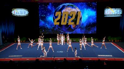 KC Cheer - FIERCE 5 [2021 L6 Senior Small Coed Semis] 2021 The Cheerleading Worlds