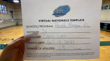 Ronald Reagan High School [Virtual Junior Varsity - Game Day Finals] 2021 UDA National Dance Team Championship