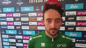 Nathan Haas did not expect to keep the green Jersey,, but he did!