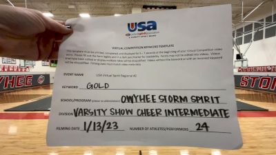 Owyhee High School [Varsity Show Cheer Intermediate] 2023 USA Virtual Spirit Regional II