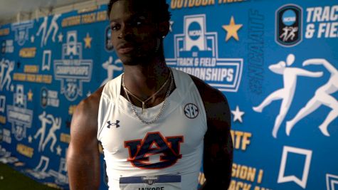 Jakobe Tharp Reacts to 110m Hurdle Win After Finishing Runner-Up Last Year