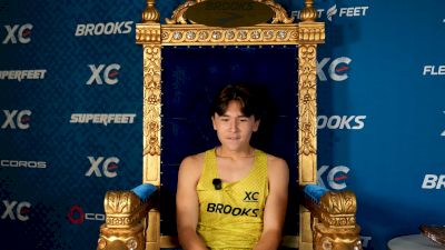 Edward Stout before 2025 Brooks XC Championships