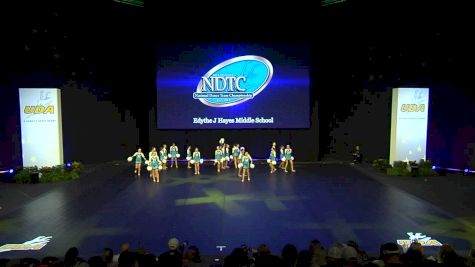 Edythe J Hayes Middle School [2020 Junior High Pom Semis] 2020 UDA National Dance Team Championship