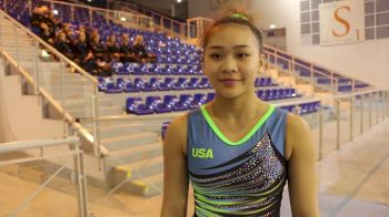 Interview - Sunisa Lee (USA) - Training Day 3, 2019 City of Jesolo Trophy