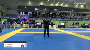 A. Claudino vs R. Samuel 2019 IBJJF European Championship