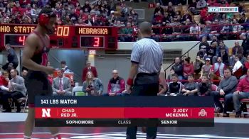 141 Joey McKenna (OSU) vs Chad Red (NEB)