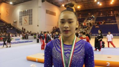 Interview - Sunisa Lee - Team AA Final, 2019 City of Jesolo Trophy