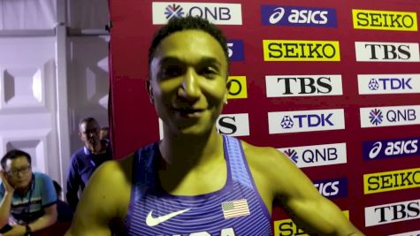 Donavan Brazier Leads Three Americans Into 800m Final