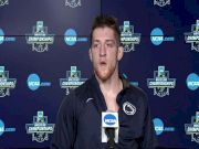 Nick Lee (Penn State) after winning NCAA Championships at 141 pounds