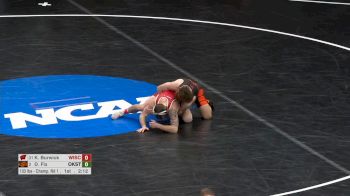133 R32, Daton Fix, Oklahoma State vs Kyle Burwick, Wisconsin