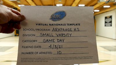Arapahoe High School [Virtual Small Varsity - Game Day Finals] 2021 UDA National Dance Team Championship