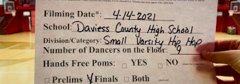Daviess County High School [Virtual Small Varsity - Hip Hop Finals] 2021 NDA National Championship
