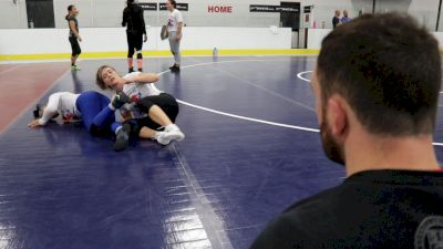 Mike Grey Working With Helen Maroulis