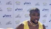 Noah Lyles After 200m Season Opener At USATF New York Grand Prix