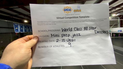 World Class All Star Dance [Mini - Prep - Jazz] 2021 UDA Spirit of the Midwest Virtual Challenge