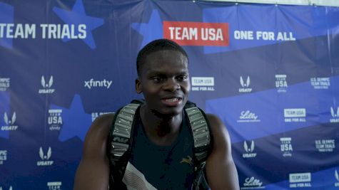 Chris Bailey goes 44.86 to qualify out of the 400m Prelims