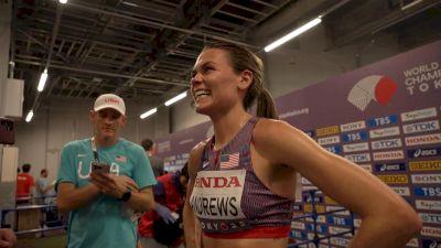 Josette Andrews Advances to 5000m Finals With a 6th place finish in 14:57.59