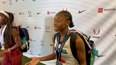 Collegiate Melissa Jefferson UPSETS The Women's 100m Field To Win US Title