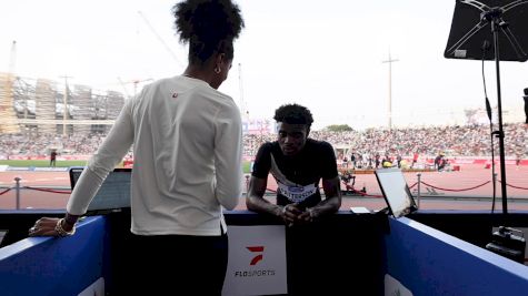 Jacory Patterson wins the Mens 400m at the 2025 Rabat Diamond League