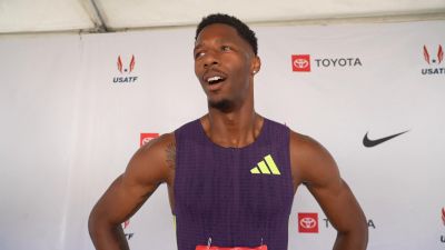 Chris Robinson Takes #3 Seed in 400mH Final, Addresses Travel & Meet Disruption and Talks Race Rhythm | Post-Race Interview 2026 USATFs