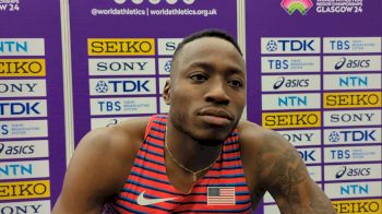 Grant Holloway Going For The 60m Hurdles Win, Not Times At World Indoor Championships