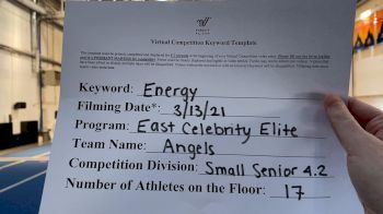 East Celebrity Elite - Angels [L4.2 Senior - Small] 2021 Beast of The East Virtual Championship