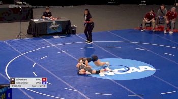 110 lb R16 Sage Mortimer, Grand Valley State vs Sylvyn Parham, Muhlenberg
