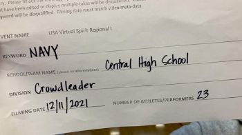 Central High School [Crowdleader] 2021 USA Virtual Spirit Regional I