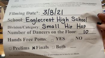 Eaglecrest High School [Small Varsity - Hip Hop Virtual Finals] 2021 NDA High School National Championship