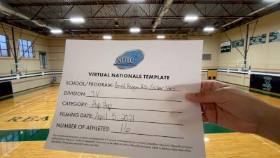 Ronald Reagan High School [Junior Varsity - Hip Hop Virtual Semi Finals] 2021 UDA National Dance Team Championship