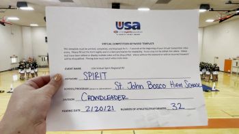 Saint John Bosco High School [Crowdleader] 2021 USA Virtual Spirit Regional #3