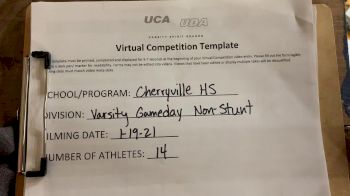 Cherryville High School [Game Day Varsity Non-Building] 2021 UCA January Virtual Regional
