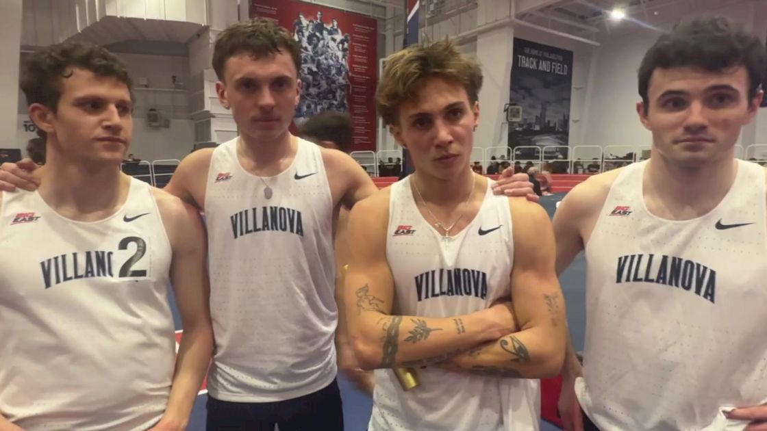Marco Langon and the Villanova Men Run New NCAA #2 in DMR