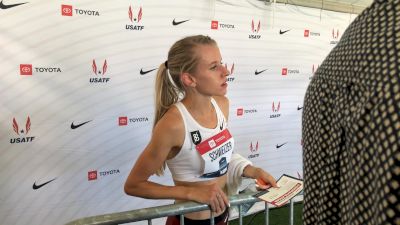 Karissa Schweizer Reacts To Bowerman TC Teammate Josh Thompson Making Team USA