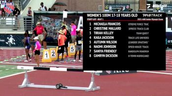 Kaila Jackson Breaks AAU National Record In 100m