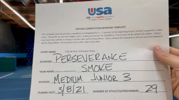 The California All Stars - Ontario - Smoke [L3 Junior - Medium] 2021 USA All Star Virtual Championships