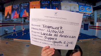 Laredo All American - Dippers [Level 2 L2 Youth - Non-Building] Varsity All Star Virtual Competition Series: Event VII
