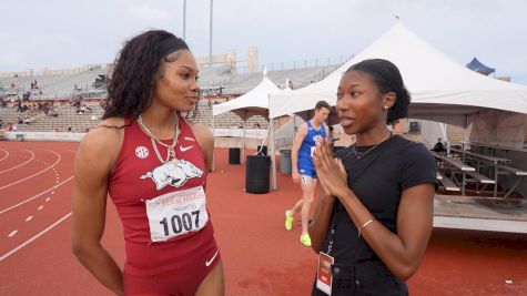 Rachel Glenn REACTS to Her WORLD LEAD 54.86 Season Opener! | 400m Hurdles