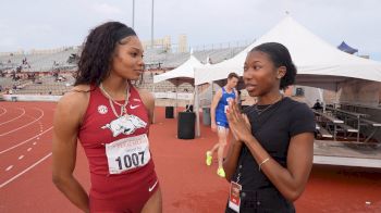 Rachel Glenn REACTS to Her WORLD LEAD 54.86 Season Opener! | 400m Hurdles