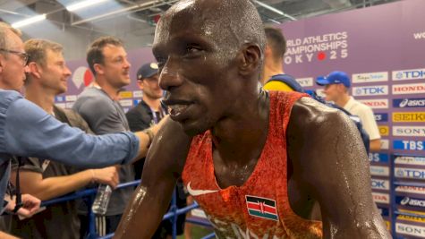 Timothy Cheruiyot Finishes 4th in 1500m Final (3:34.50)