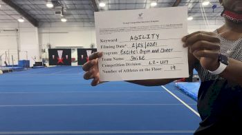 Excite Gym and Cheer - Strike [Level 2 L2 - U17] 2021 Varsity All Star Winter Virtual Competition Series: Event III